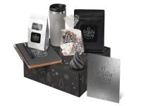 Подарочный набор Re:Charge с термокружкой, кофе и блокнотом