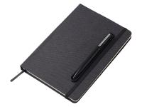 Блокнот А5 NotaBene с металлической шариковой ручкой и подставкой для телефона