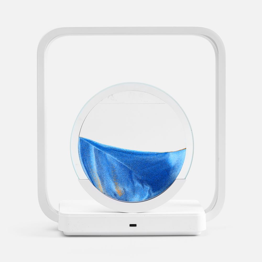 Интерьерный светильник с беспроводной зарядкой Sandflow Интерьерный светильник с беспроводной зарядкой Sandflow