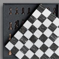 Шахматы ручной работы TABIA из акрилового камня/дерево Бук