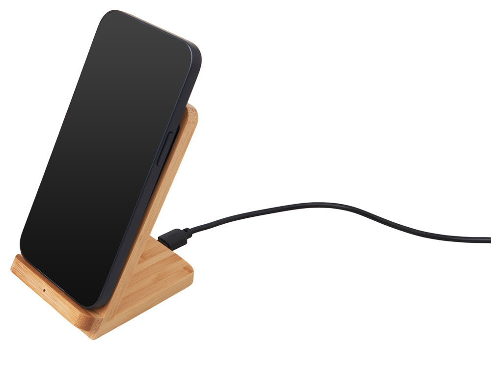 Беспроводное зарядное устройство 2-в-1 с подсветкой лого Reedia S4, 15 Вт Беспроводное зарядное устройство 2-в-1 с подсветкой лого Reedia S4, 15 Вт