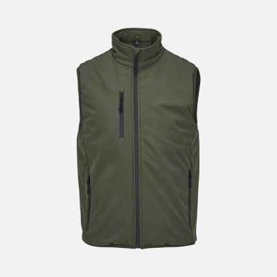 Жилет софтшелл унисекс Falcon BW, темный хаки, размер XS