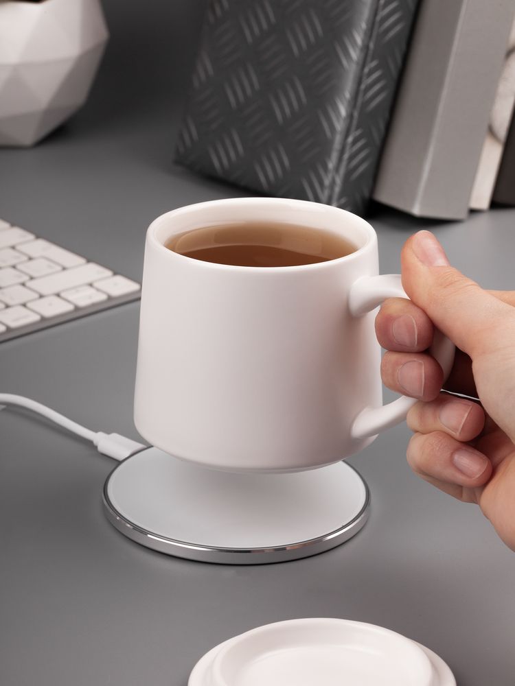 Кружка с подогревом и беспроводной зарядкой dualBase ver. 2.0 Matt Кружка с подогревом и беспроводной зарядкой dualBase ver. 2.0 Matt