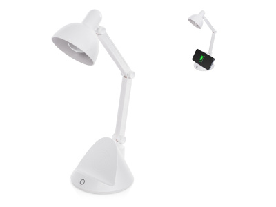 Настольный светильник с функцией беспроводной зарядки Bendy (Р) Настольный светильник с функцией беспроводной зарядки Bendy (Р)