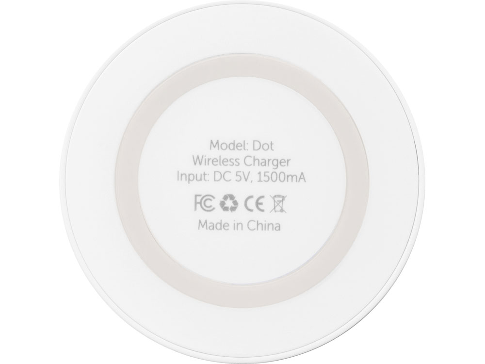 Беспроводное зарядное устройство Dot, 5 Вт Беспроводное зарядное устройство Dot, 5 Вт