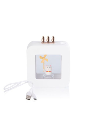 Увлажнитель воздуха с подсветкой "Buddy", белый (белый)