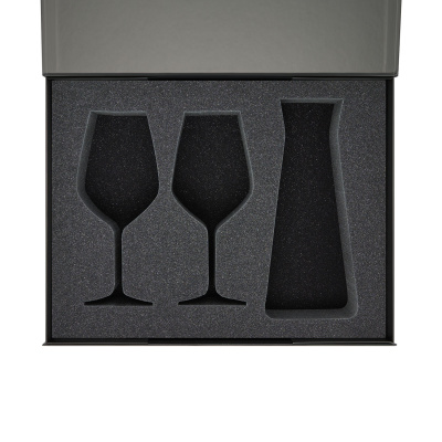 Ложемент под 2 бокала для вина + декантер в большую коробку-трансформер (арт. 695722)