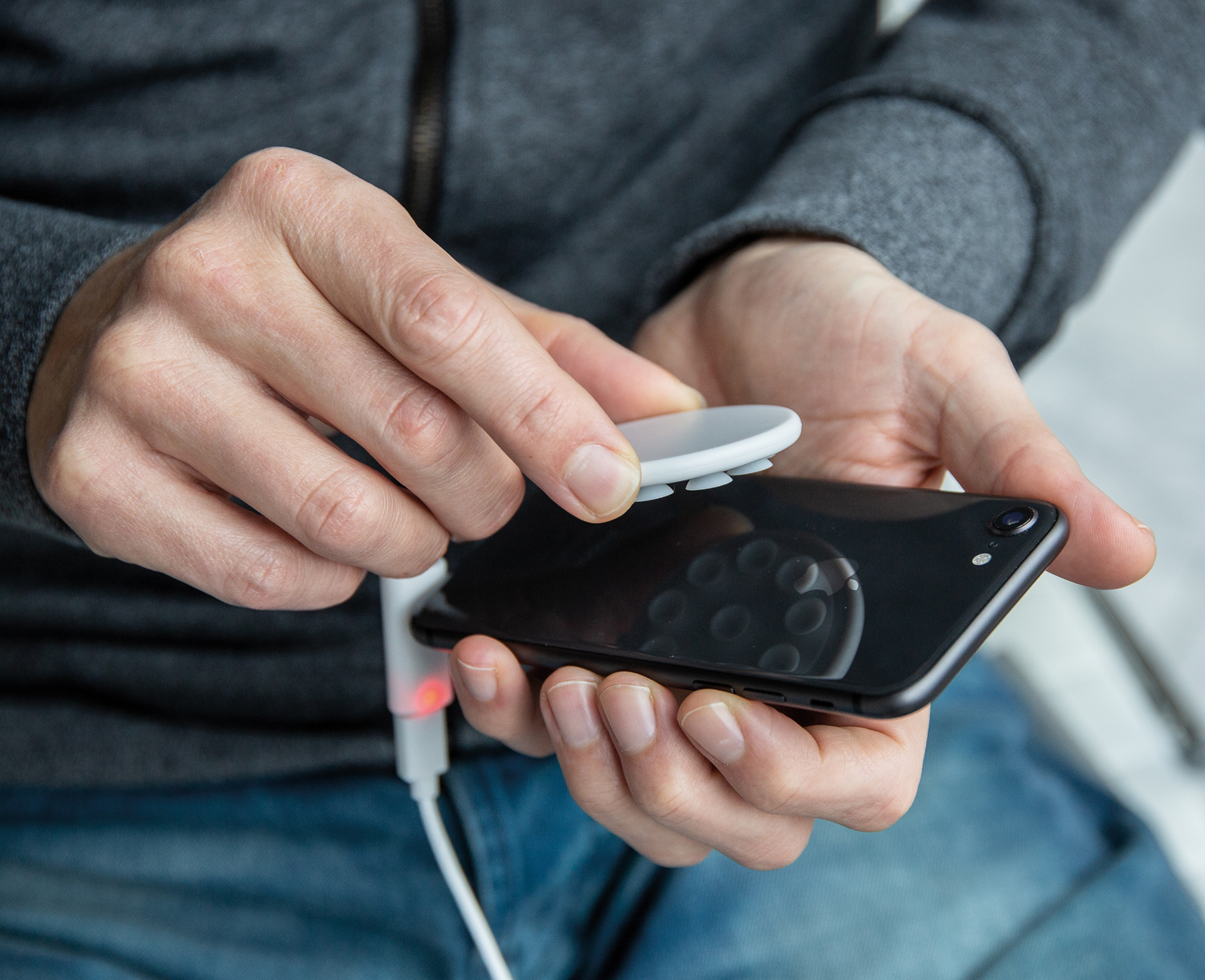 Беспроводная Док-станция на присоске, 5W Беспроводная Док-станция на присоске, 5W