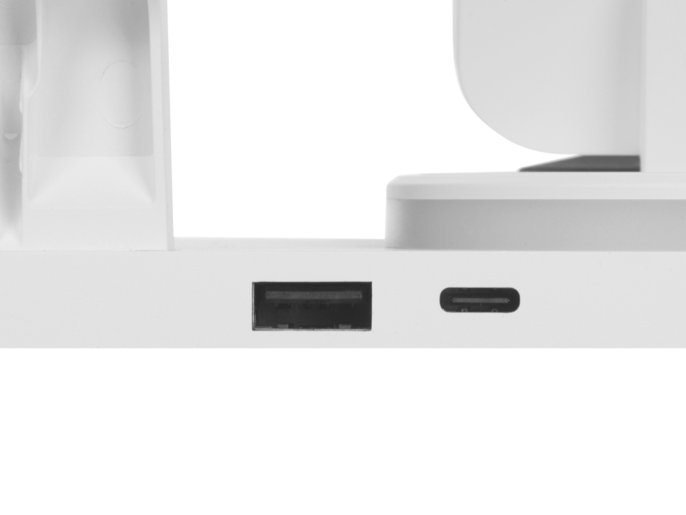 Складная зарядная станция с беспроводной зарядкой Flashport, 15 Вт Складная зарядная станция с беспроводной зарядкой Flashport, 15 Вт