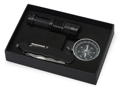 Набор для активного отдыха Decker из компаса, фонарика и мультитула Набор для активного отдыха Decker из компаса, фонарика и мультитула