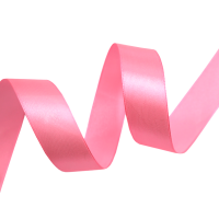 Лента атласная 150 см (ширина 2,5 см), розовый