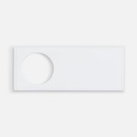 Лейбл из ПВХ с вырубкой «Круг»