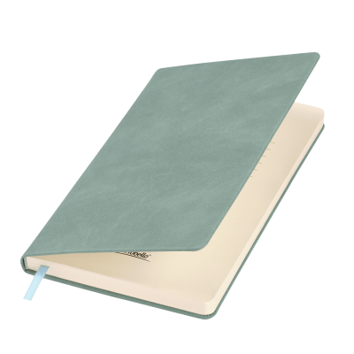 Ежедневник Стелла (Stella) недатированный с магнитом на обложке, бирюзовый