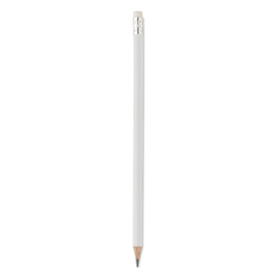 Natural pencil with eraser