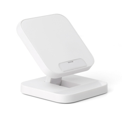 Складная настольная подставка "Flex" с беспроводным (15W) зарядным устройством Складная настольная подставка "Flex" с беспроводным (15W) зарядным устройством
