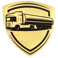 Шильд-наклейка транспорт, золото