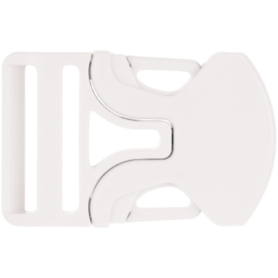 Застежка-пряжка односторонняя Triden, белый