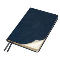 Ежедневник Urban Elegiya Ausone A5, темно-синий с золотистым, недатированный, в полугибкой обложке