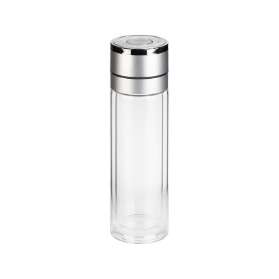 Заварочный термос "Press" 400 мл, серебристый