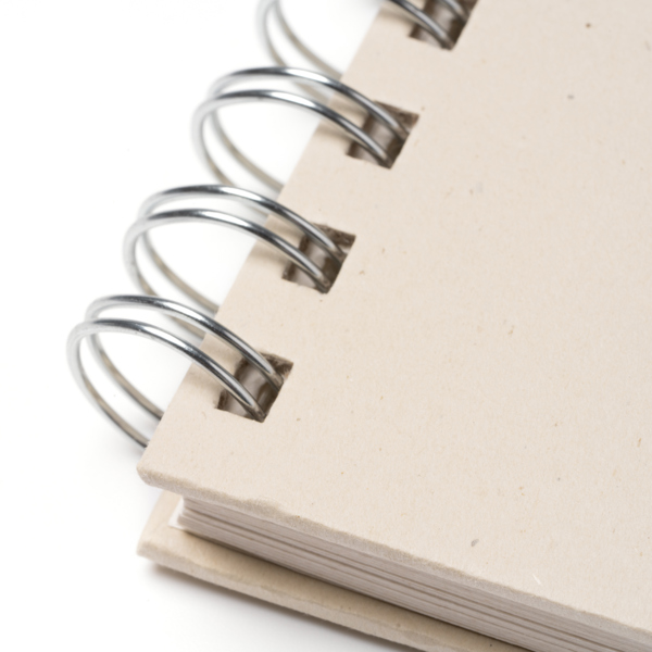 Блокнот на пружине RANIC, бежевый