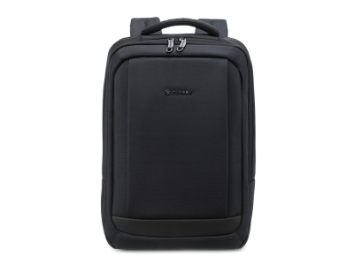 Рюкзак TORBER ВОЯЖ c отделением для ноутбука 17'', черный, полиэстер 900D, 31х17х44 см, 18 л