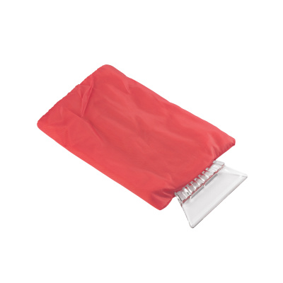 Скребок-варежка автомобильный, красный Скребок-варежка автомобильный, красный