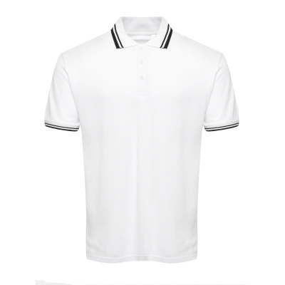 New Gen Рубашка поло мужская белая комбинированная S