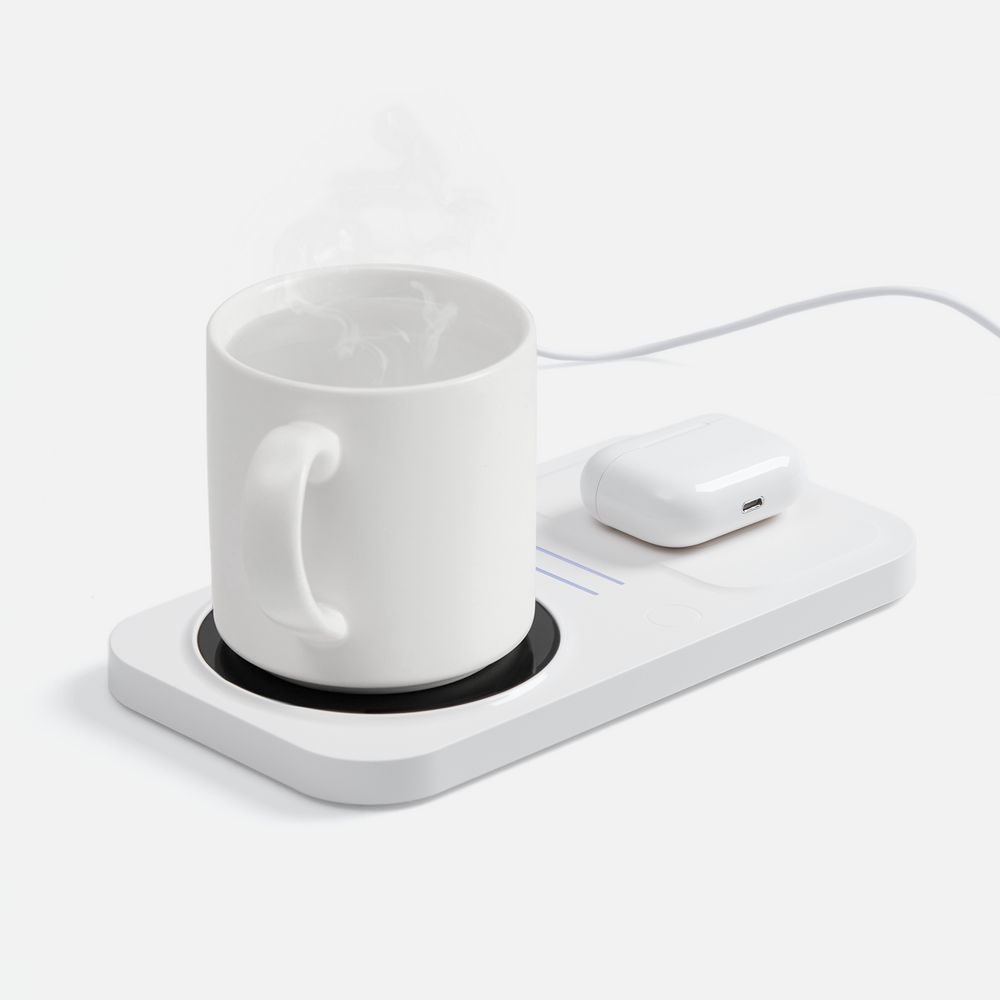 Беспроводное зарядное устройство с подогревом кружки Hot Task Беспроводное зарядное устройство с подогревом кружки Hot Task