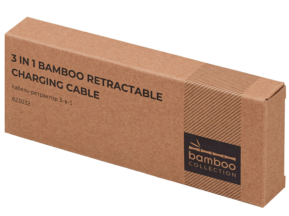 Универсальный кабель с ретрактором 3-в-1 Retrax Универсальный кабель с ретрактором 3-в-1 Retrax