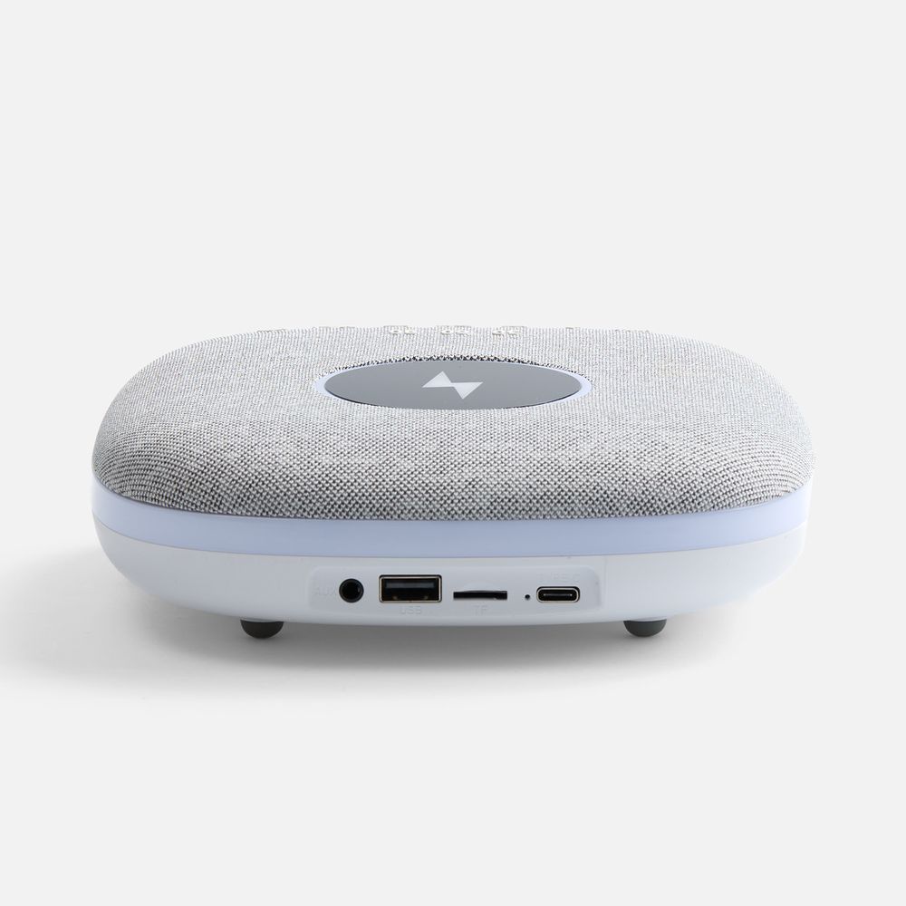 Bluetooth-колонка с беспроводной зарядкой и подсветкой Terrafonic Bluetooth-колонка с беспроводной зарядкой и подсветкой Terrafonic