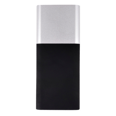 Универсальное зарядное устройство "Black gun"(10000mAh),черный с серебристым,6,2х14,5х1,7см, пластик