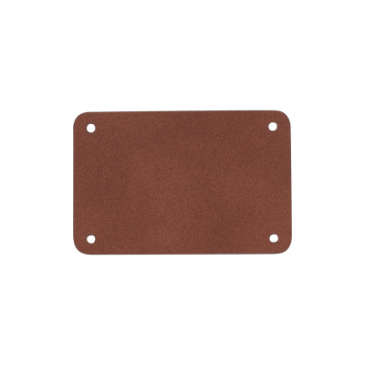 Шильд 4х6 см имитация кожи