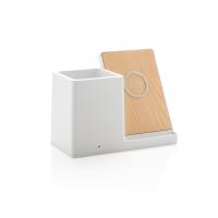 Док-станция Ontario для беспроводной зарядки с подставкой для ручек, 5W Док-станция Ontario для беспроводной зарядки с подставкой для ручек, 5W