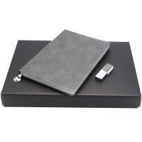 Подарочный набор ЗАМЕТЬ И ЗАПОМНИ, темно-серый