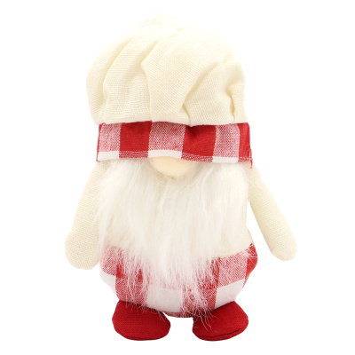 Новогоднее украшение рождественские гномы Виллен, бежевый