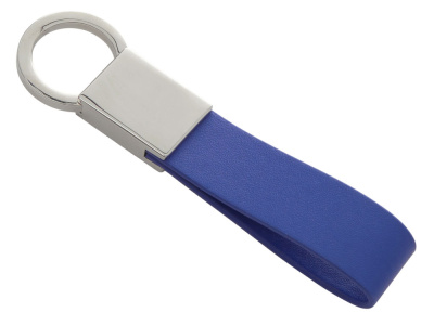Брелок из эко-кожи Twister, синий