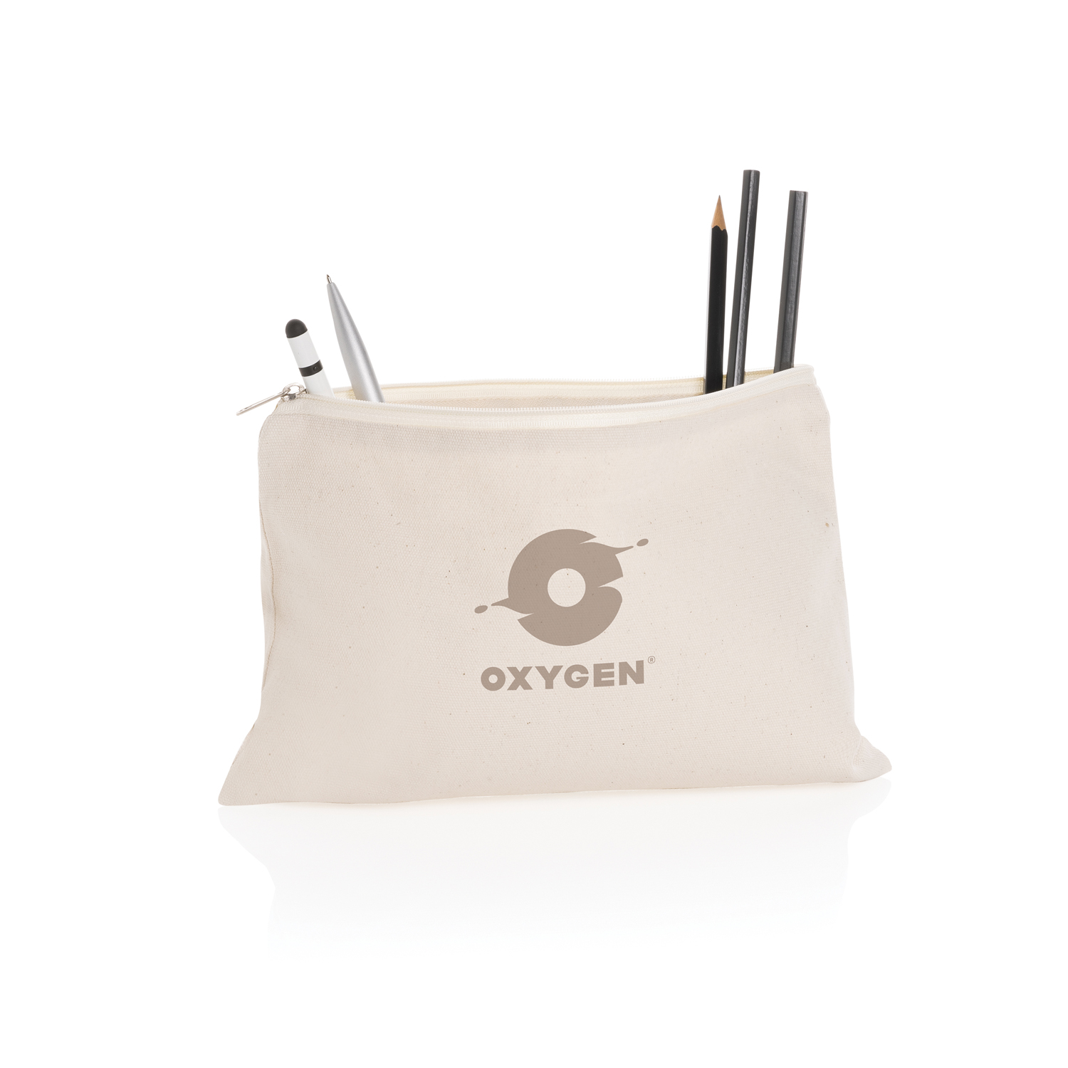 Косметичка Impact из переработанного неокрашенного канваса AWARE™, 285 г/м² Косметичка Impact из переработанного неокрашенного канваса AWARE™, 285 г/м²