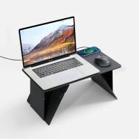 Складной стол для ноутбука с беспроводной зарядкой Kickstand Table Складной стол для ноутбука с беспроводной зарядкой Kickstand Table