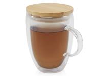 Кружка с бамбуковой крышкой Leona