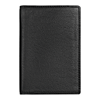 Обложка для автодокументов Leather Sun из нат. кожи, черный