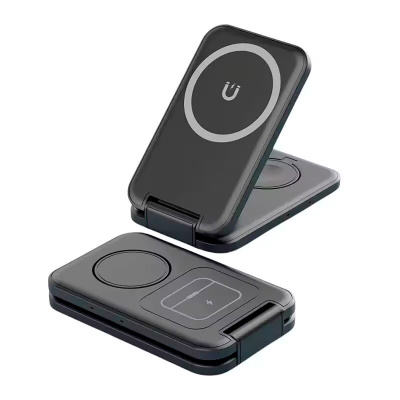 Складная беспроводная (15W) зарядная станция "Slap" с MagSafe Складная беспроводная (15W) зарядная станция "Slap" с MagSafe