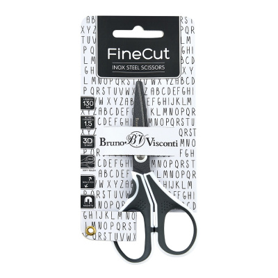 НОЖНИЦЫ  С ТЕФЛОНОВЫМ ПОКРЫТИЕМ, "FINECUT" 13 см. (эргономичные ручки)