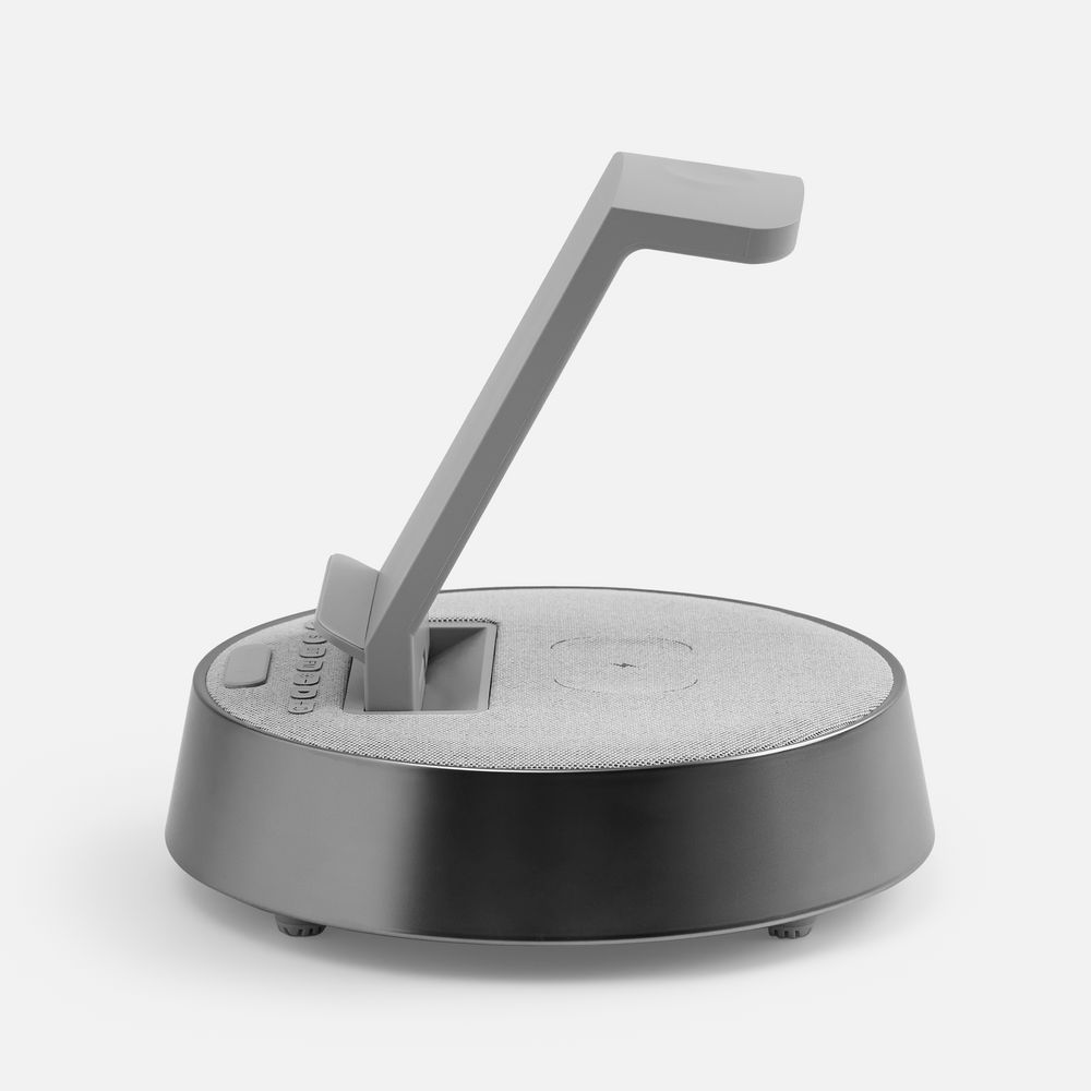 Bluetooth-колонка с беспроводной зарядкой и часами netEnergy Bluetooth-колонка с беспроводной зарядкой и часами netEnergy