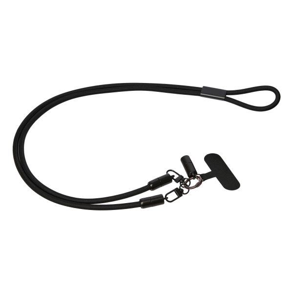 Кабель-ланьярд Voltrix, черный
