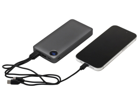 Внешний аккумулятор Mild, металлик soft-touch, 10 000 mAh