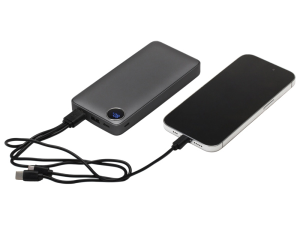 Внешний аккумулятор Mild, металлик soft-touch, 10 000 mAh