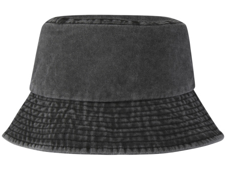 Панама Mitica стираная - Сплошной черный