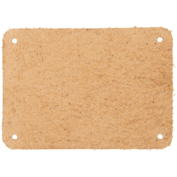 Лейбл кожаный Beta, XL, бежевый