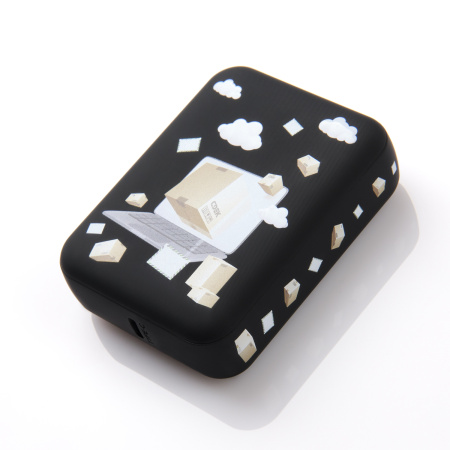 Внешний аккумулятор с функцией быстрой зарядки Формула (Formula) 10000 mAh, черный