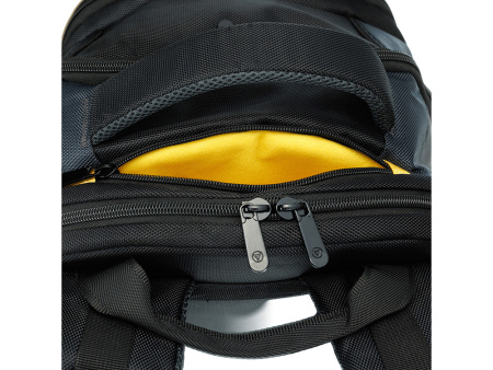 Рюкзак TORBER МЕГАПОЛИС с отделением для ноутбука 15.6, чёрный/серый, полиэстер, 35,5 х 23 х 45 см